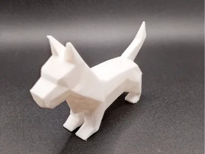 Lowpoly Westie Terrier