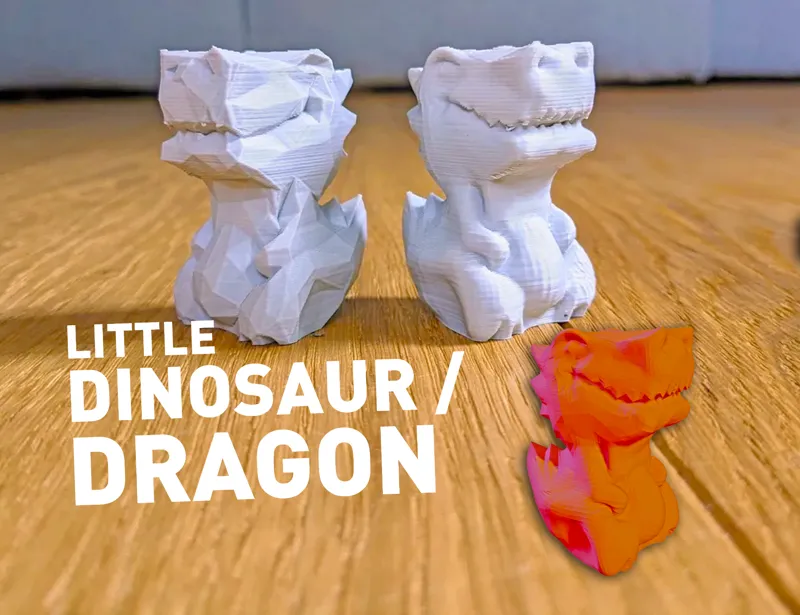Little Dinosaur / Dragon (Normal and Lowpoly)