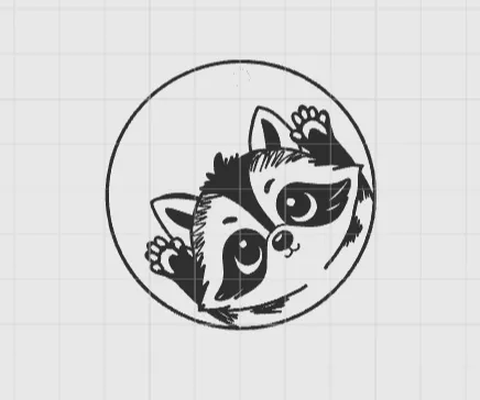 Pedro Raccoon Cute keychain