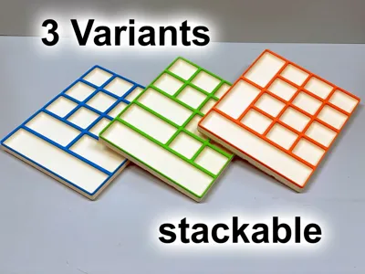 Sorting Tray Gridfinity 5x4 U2 Stackable