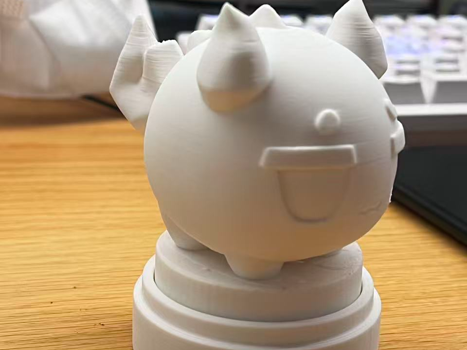 Miniatura 1 do modelo 3D 明日方舟终末地 龙泡泡点击器