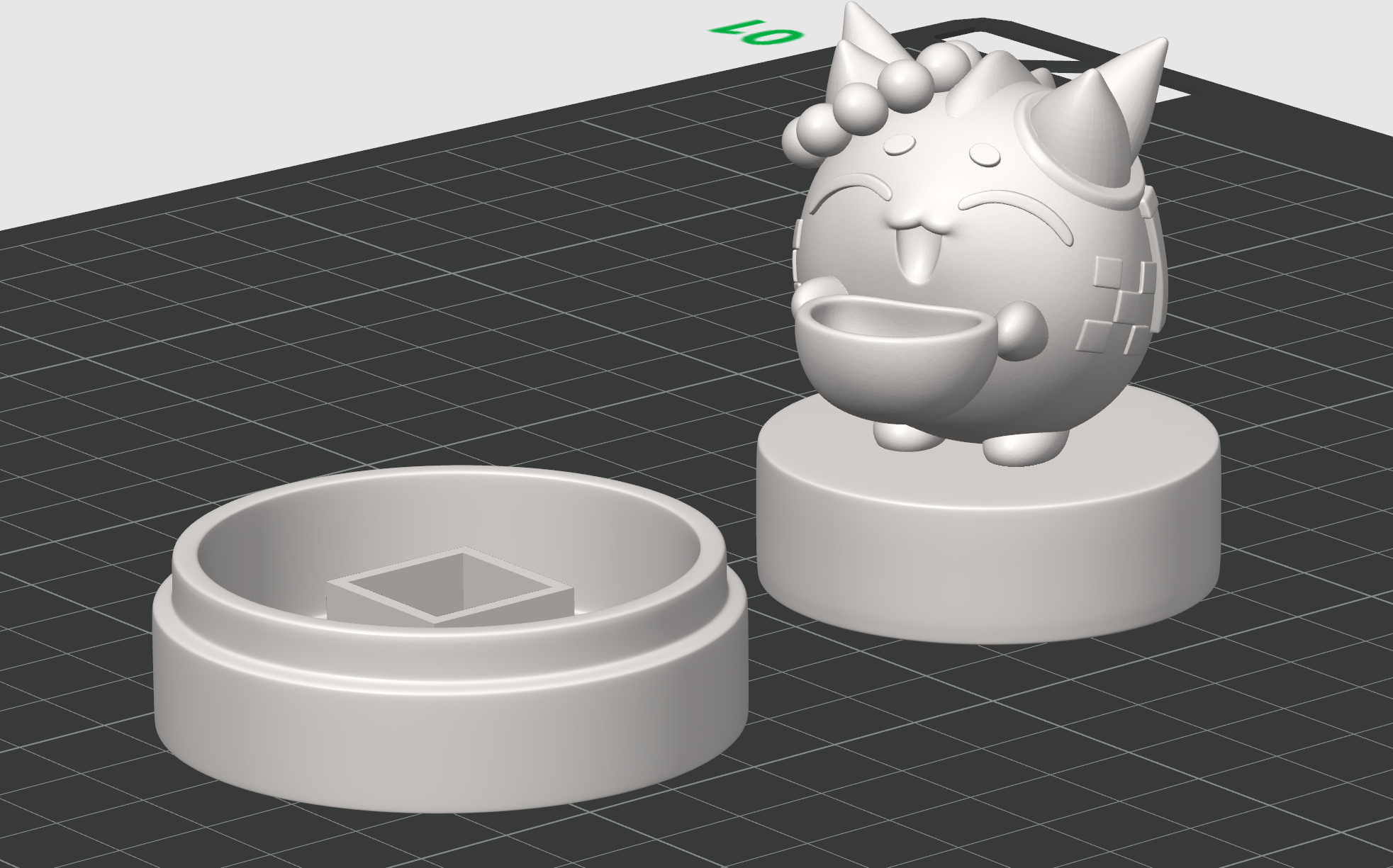 Miniatura 2 do modelo 3D 明日方舟终末地 龙泡泡点击器
