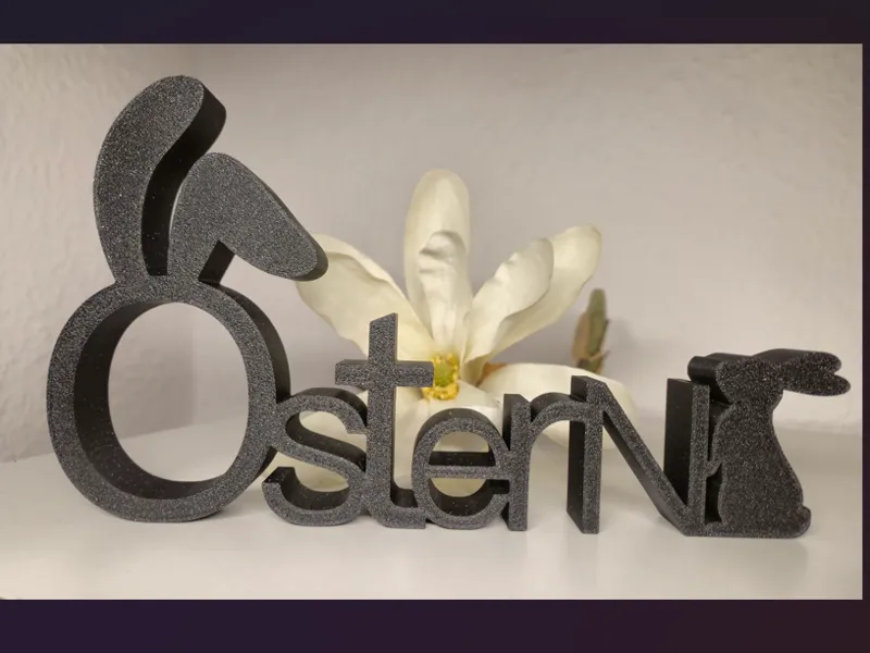 Ostern Schriftzug Deko zum hinstellen
