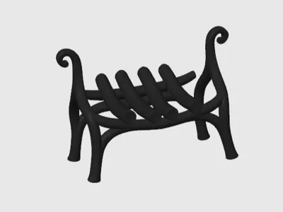 fireplace grate