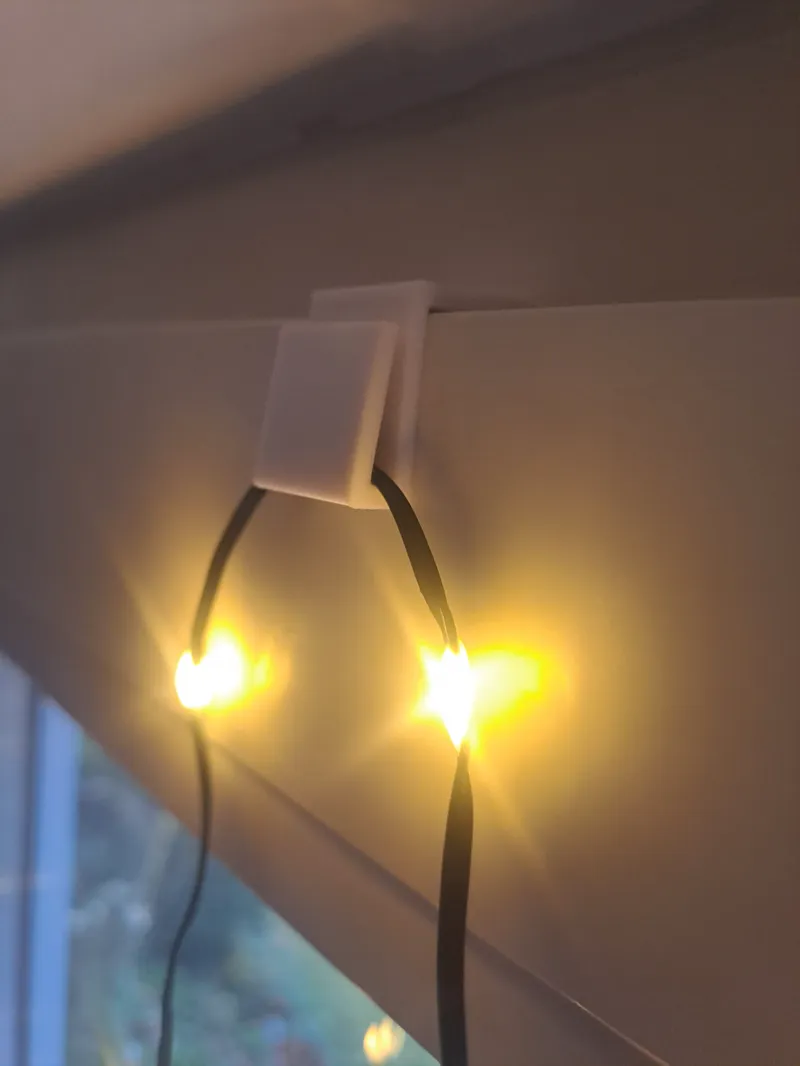 Christmas Fairy Lights Window Clip / Fenster Clip für Lichterkette