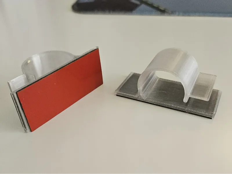Under-Desk Cable Management Clip