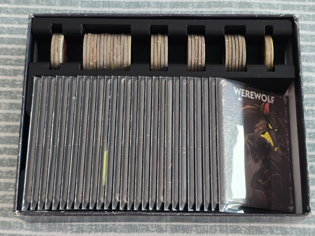 One Night Ultimate Werewolf Insert - Sleeved Tiles