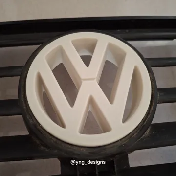 Modelo para impresión 3D: Emblema Volkswagen Golf MK2 — vista de referencia 5