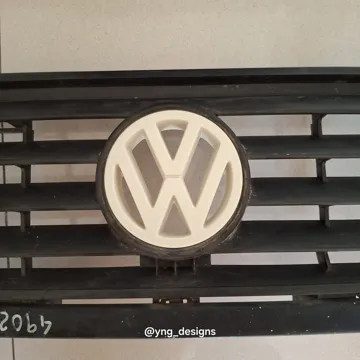 Modelo para impresión 3D: Emblema Volkswagen Golf MK2 — vista de referencia 4