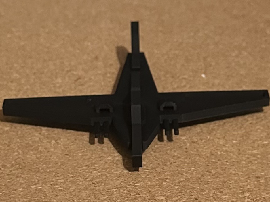 sleek fighter jet toy