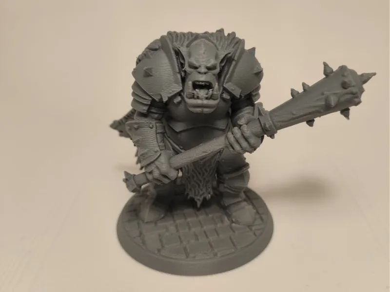 D&D - Orco con mazza chiodata - Orc Tribe