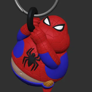 Llavero: Fatty Spidy Burger Keychain — vista de referencia 4