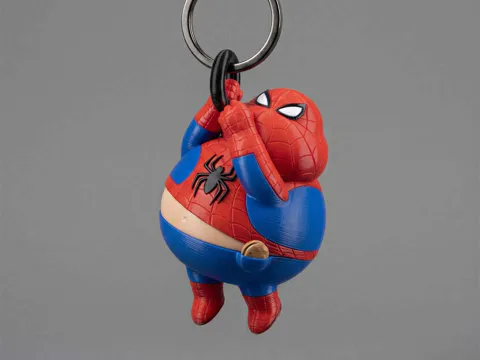 Llavero: Fatty Spidy Burger Keychain — referencia de MakerWorld