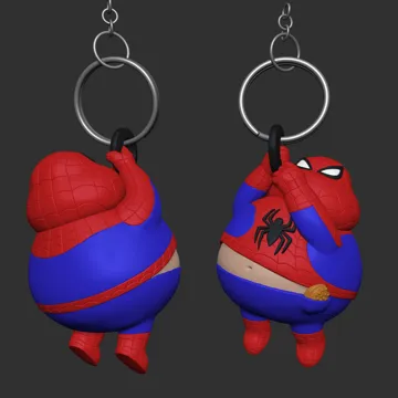 Llavero: Fatty Spidy Burger Keychain — vista de referencia 5