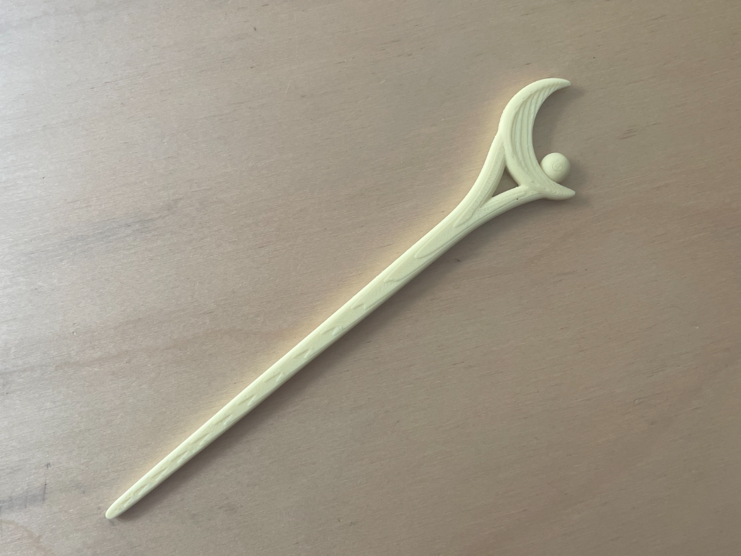 Moon Hair Stick – Fermaglio per capelli con luna 