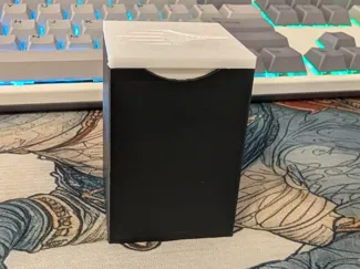 D6 Dice box with lid cut-outs