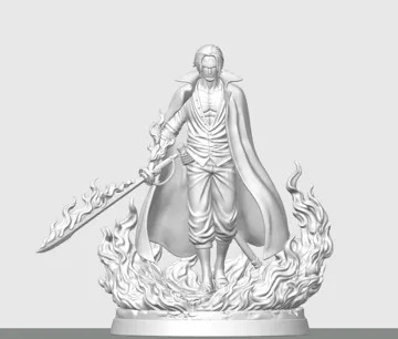 Figura decorativa: Shanks Figarland Figure One Piece — vista de referencia 4