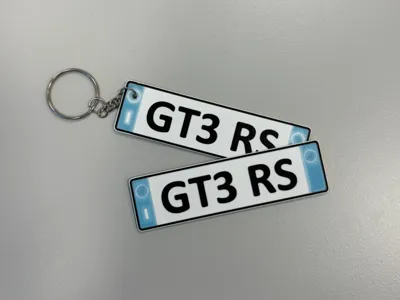 GT3RS License Plate