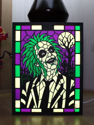 Marco decorativo: Stained Glass - Beetlejuice — vista de referencia 2