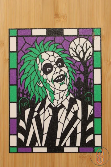 Marco decorativo: Stained Glass - Beetlejuice — vista de referencia 3