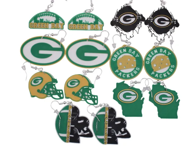 Green Bay Packers Earrings