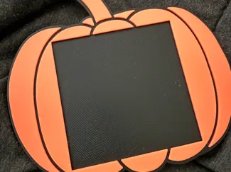 Pumpkin sticky note holder - 3x3