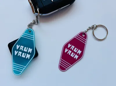 Car keys keychain - Vrum vrum