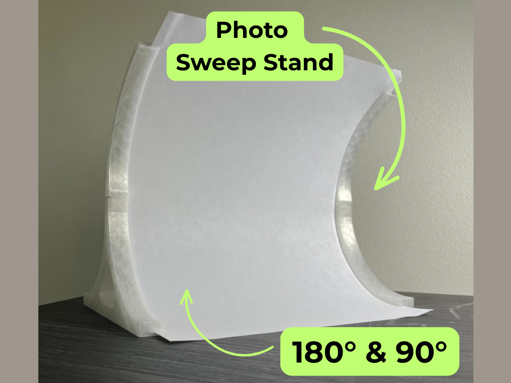 Modular Photo Backdrop Sweep Stand