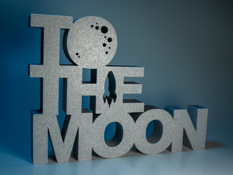 To the Moon Decoration