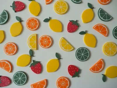 fruity fridge magnets