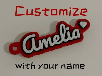 Valentine's Day keychain