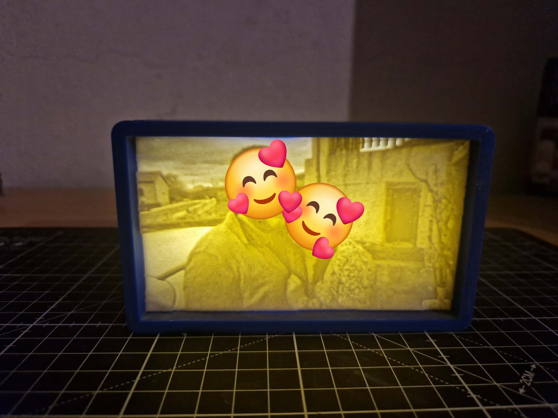 LED Lithophane Light Box Stand