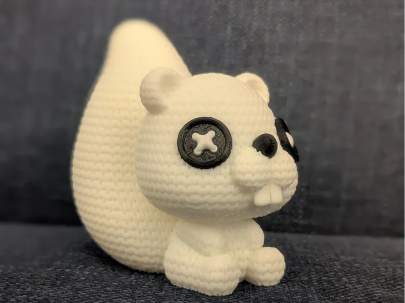Cute Knitted Squirrel - No AMS