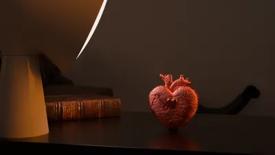 The Veteran Heart Sculpture by theStonefox MakerWorld: Download Free 3D ...