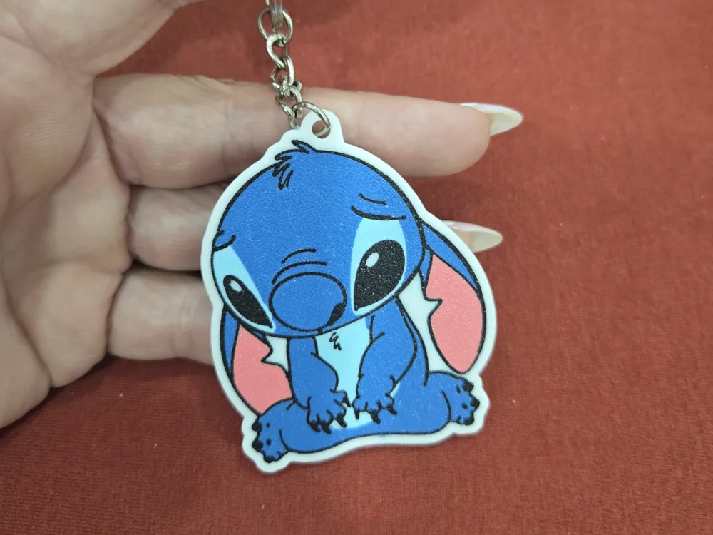 Keychain stitch - Free 3D Print Model - MakerWorld
