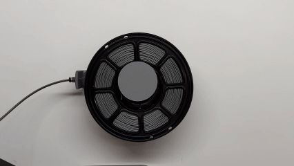 适配任何打印机的外挂上墙料盘 旋转固定 搭配气动接头 实现远程供料