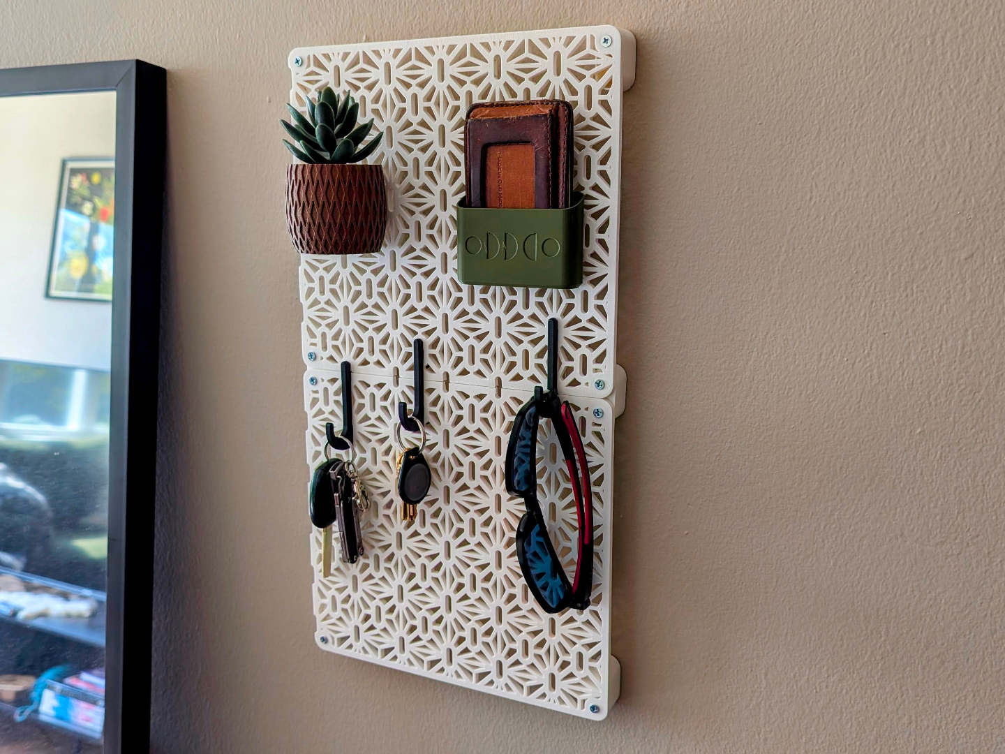 Lightweight Kumiko Skadis Pegboard Panel