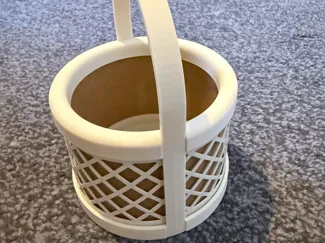 Spool Cardboard Basket