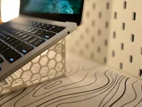 Hex laptop stand