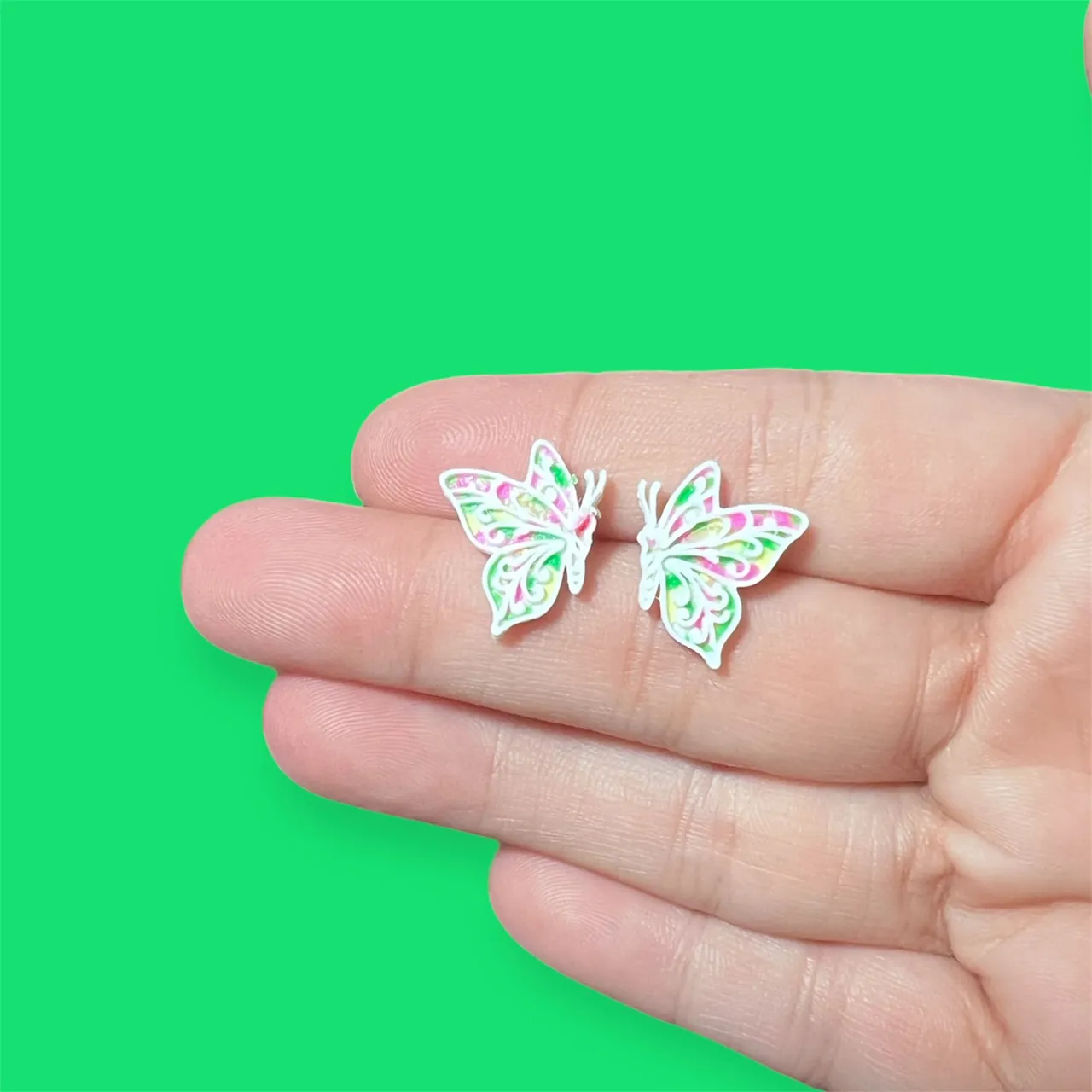 Pendientes minis de mariposa view 2