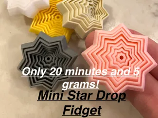 Mini Star Drop Fidget