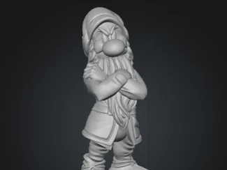 Grumpy - the Seven Dwarfs - 10cm Print