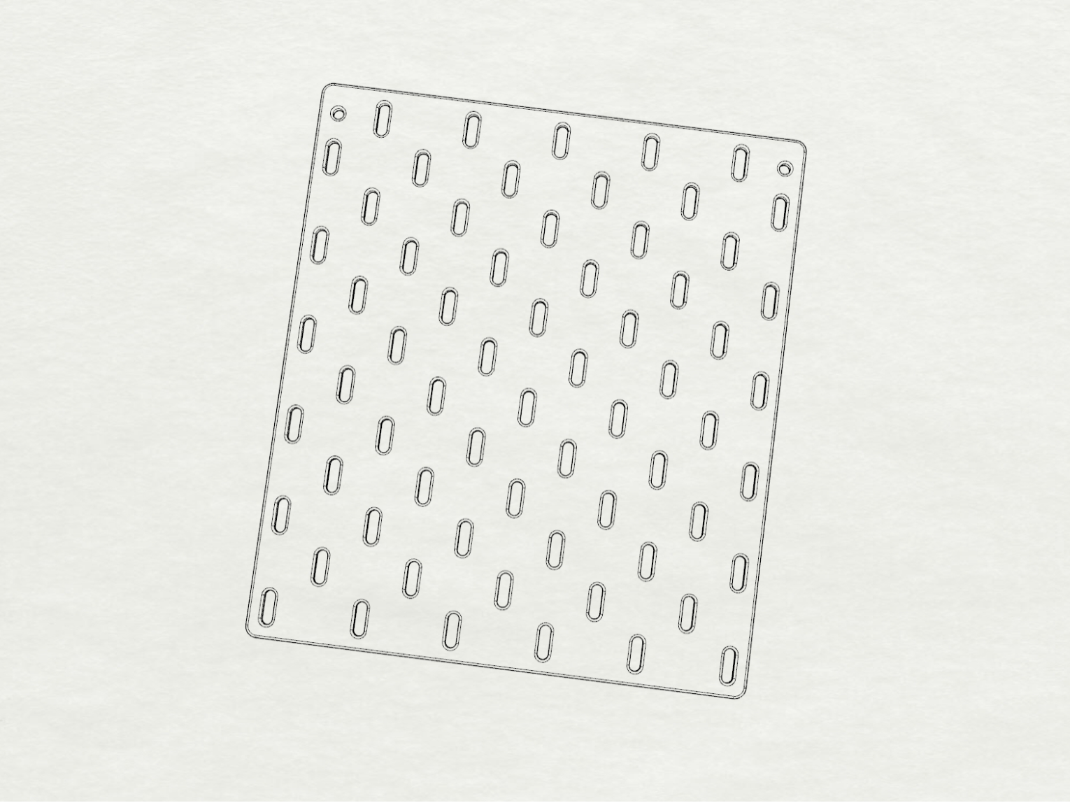 Ikea Skadis Board 217x247mm for Table Hutch Shelf