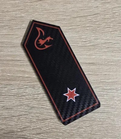Rank insignia of a Fire Master - Free 3D Print Model - MakerWorld