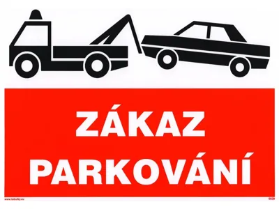 No Parking sign