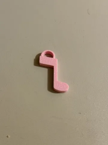 Music Note Keychain | Earring | Pendant view 4