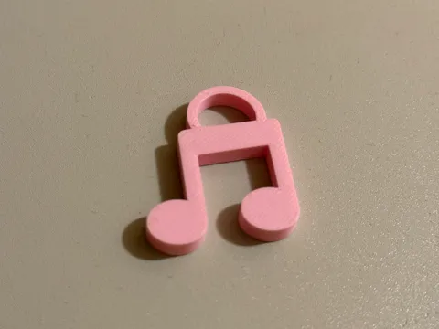 Music Note Keychain | Earring | Pendant