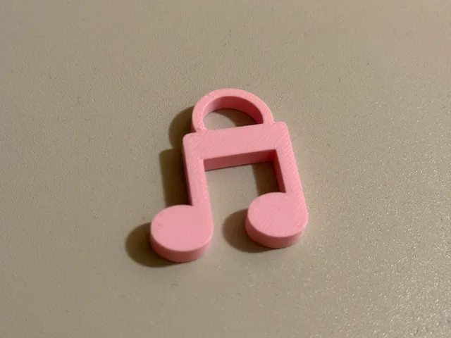 Music Note Keychain | Earring | Pendant