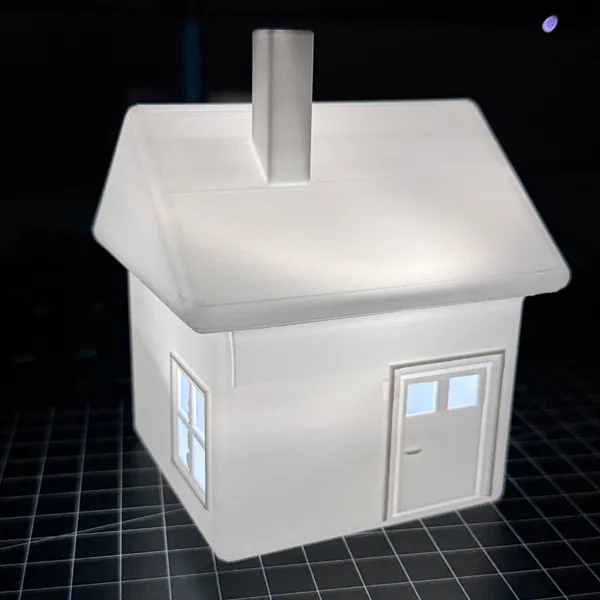 Maison lumineuse de Noël