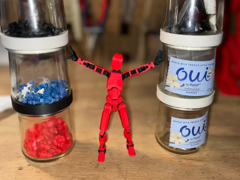 Oui yogurt jar lids